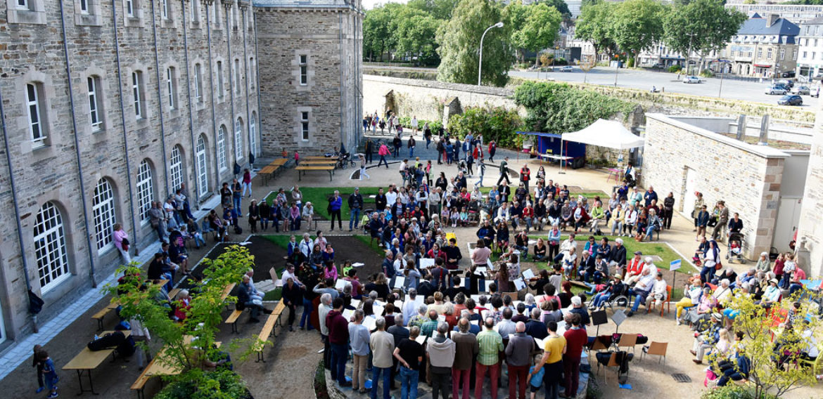 Lannion: Roudour à l’espace Sainte-Anne