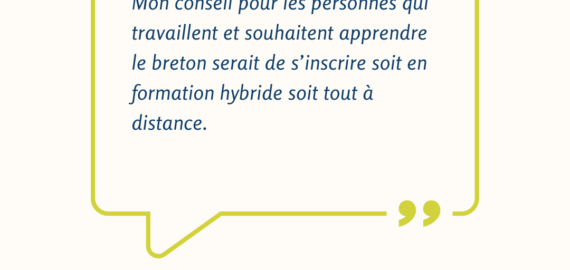 Nolwenn Le Dissez : “Avec l’apprentissage à distance, on apprend de la même manière”