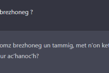 CHATGPT POUR LA FORMATION EN LANGUE BRETONNE, AVANTAGES ET INCONVÉNIENTS