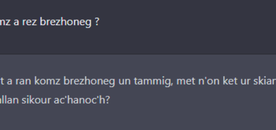 CHATGPT POUR LA FORMATION EN LANGUE BRETONNE, AVANTAGES ET INCONVÉNIENTS
